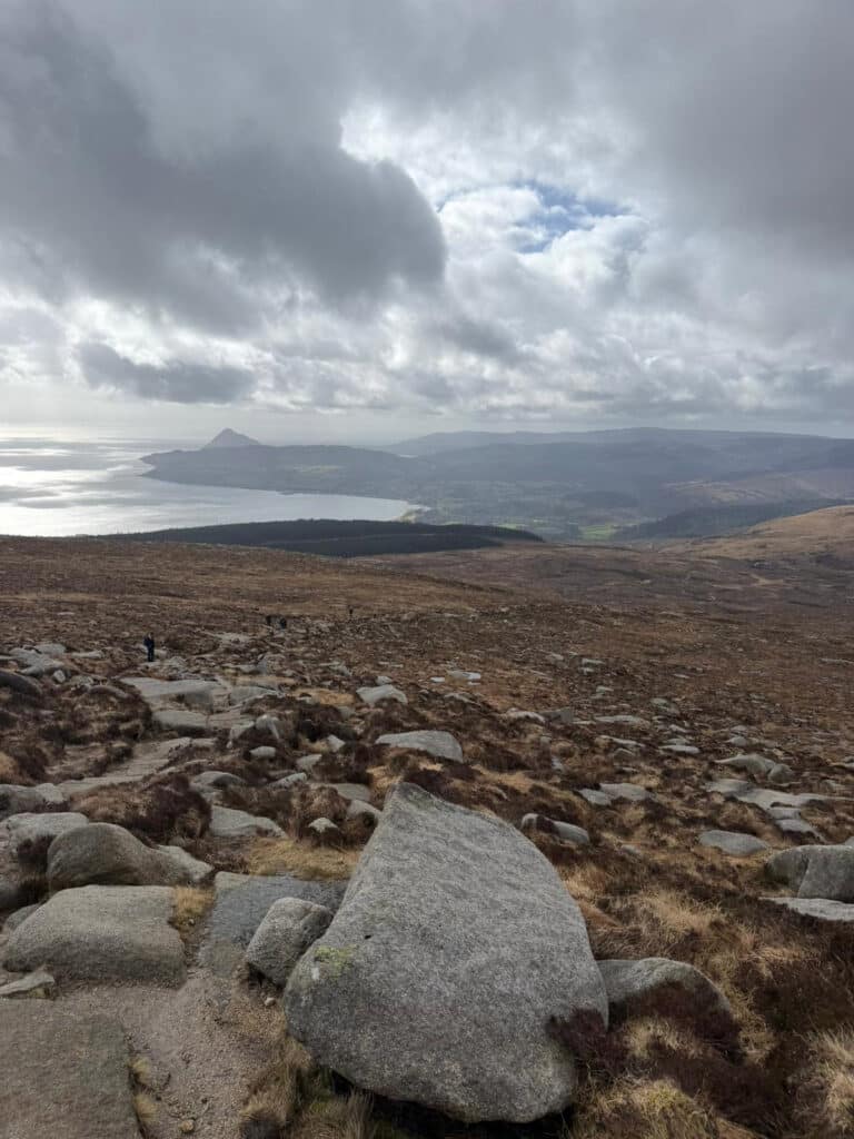 View from top Goatfell